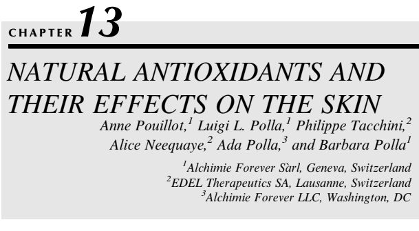 NATURAL ANTIOXIDANTS AND THEIR EFFECTS ON THE SKIN