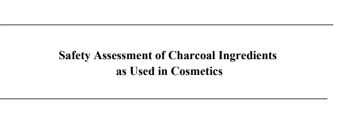 Safety Assessment of Charcoal Ingredients  as Used in Cosmetics